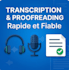 transcribe french audio into text