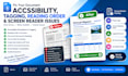 fix PDF accessibility, tagging, order, reading and screen reader issues