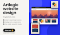 design a premium artlogic website for artists, art galleries