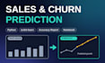 build a sales or customer churn prediction model in python