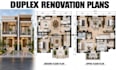 create duplex renovation plans with professional cad documentation