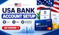 help with USA bank creation, mercury wise setup, llc and ein guidance