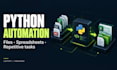 write python scripts to automate files, excel and CSV tasks