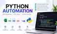 automate file and CSV tasks using python