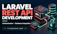 develop laravel rest apis with authentication