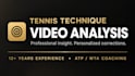 analyze your tennis technique with professional feedback