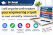 organise and structure your engineering thesis
