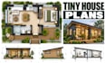 design tiny house plans, compact layouts, elevation, construction drawings