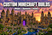 build custom minecraft maps, spawns, hubs and server builds