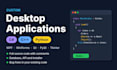 build a desktop app in c sharp, c plus plus and python