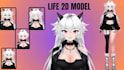create live2d vtuber model live2d rigging female anime vtuber