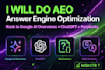 do answer engine optimization aeo to rank your content in ai search