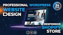design professional wordpress website or e commerce store
