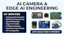ai camera, esp32 s3, kicad pcb, edge ai, tinyml, object detection, tflite iot ai