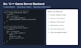 fix bugs and optimize your golang or cpp game server backend