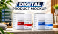 create a pharmaceutical digital product mockup