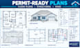 stamp permit ready floor plans, elevations, framing, foundation, hvac drawings