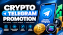 do professional crypto telegram promotion