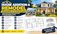 draw house addition remodel