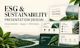 design professional environmental presentation powerpoint esg pitch deck