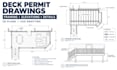 create deck permit drawings, framing plans and construction details