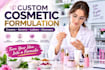 create custom cosmetic formulation for skincare products