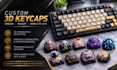 do 3d model and sculpt custom keycaps, characters, and artisan keycap designs