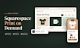 build squarespace print on demand store with printify and printful