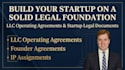 draft llc operating agreements and startup legal documents