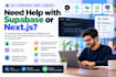 fix supabase auth, rls, database bugs and complete your nextjs app