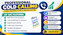 do high ticket b2b cold calling, appointment setting, and telesales
