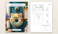 create felt ornament sewing patterns and printable PDF templates