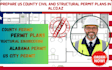 prepare US county civil and structural permit plans in al,co,az