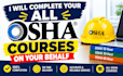osha 10, 30, and 40 hours courses