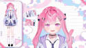design and rig live2d vtuber model, 2d vtuber rigging, live2d anime style