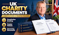 draft UK charity constitutions, trustee policies and governing documents