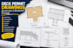 draw deck permit plans and construction drawings