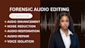 clean up audio, reduce background noise and enhance speech