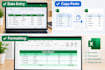 do excel data entry, copy paste, and data formatting