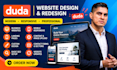 build and design a website using the duda website builder professionally