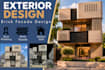 design a modern residential facade and 3d model in revit