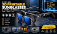 create custom 3d printable sunglasses frame models eyewear designs
