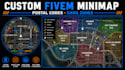 design a custom fivem minimap with postal codes and zones