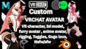 create a custom furry vrchat avatar