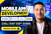 build bubble mvp web app flutterflow adalo glide mobile app ios development