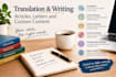 write engaging blog articles and professional web content in italian or e