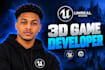 develop unreal engine 3d games and gameplay mechanics