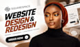 modern squarespace website, redesign squarespace website development squarespace