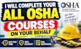 osha 10, 30, and 40 hours courses