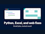 write a small python script to automate your repetitive task